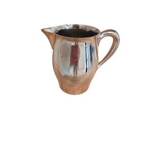 Vintage Reed & Barton Silverplate Pitcher, Mini Coffee Pot Individual Server 5”